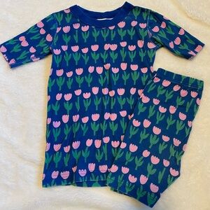 Hannah Andersson Tulip Print Pajama Set - Size 8